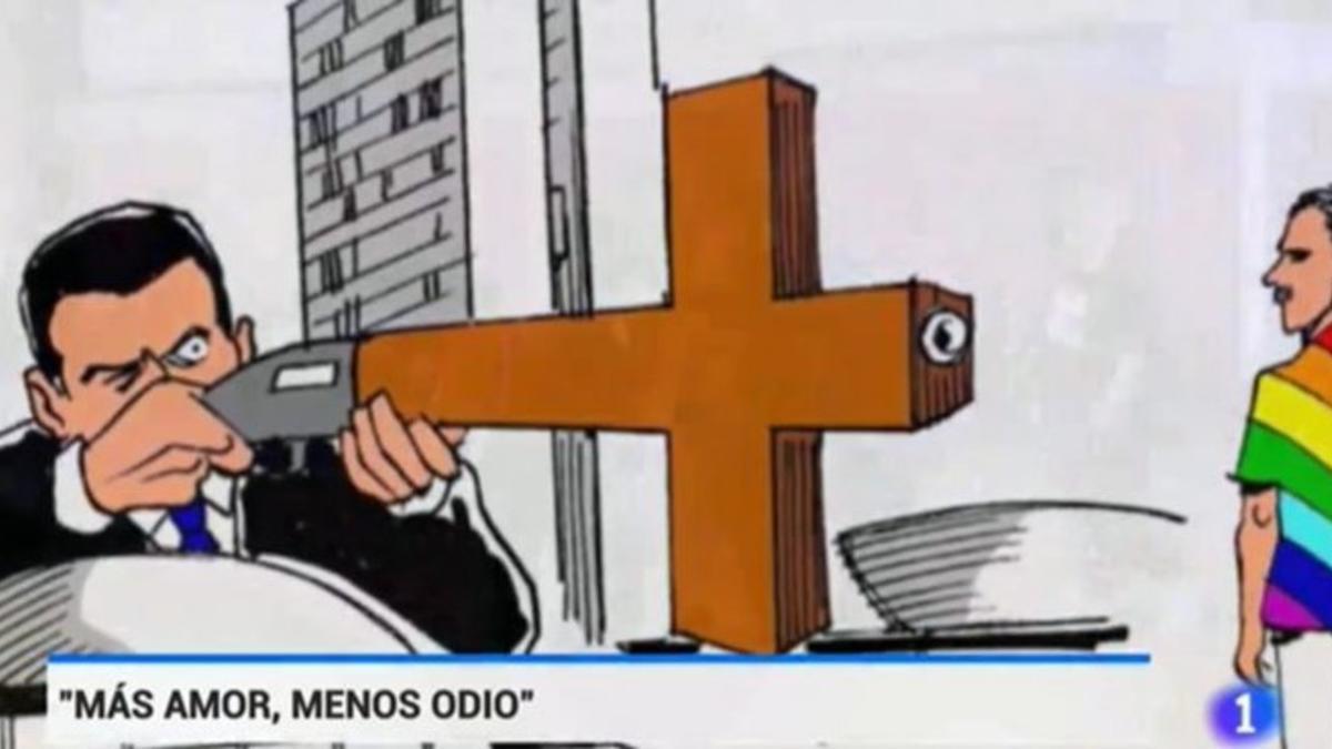 La polémica ilustración de TVE utilizada en la noticia de la matanza de Orlando