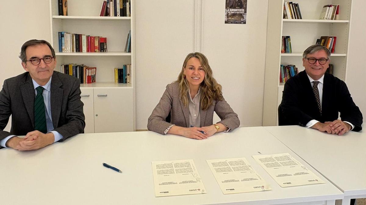 Acto de la firma del convenio