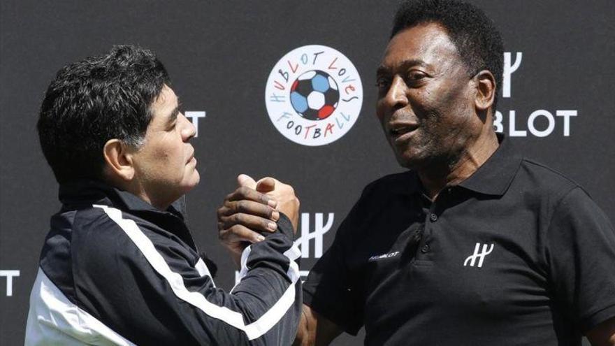 Pelé : &#039;Maradona fue mucho mejor que Messi&#039;