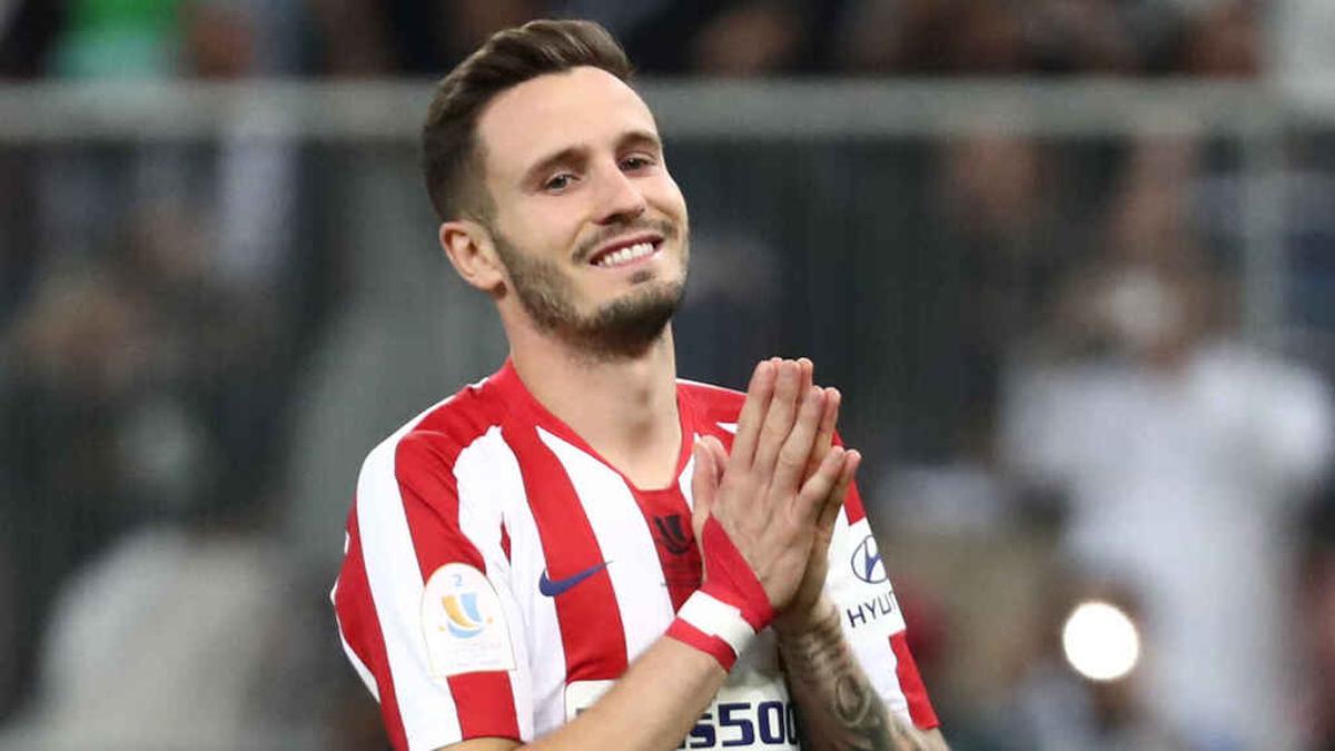 Saúl Ñiguez con la camiseta del Atlético de Madrid