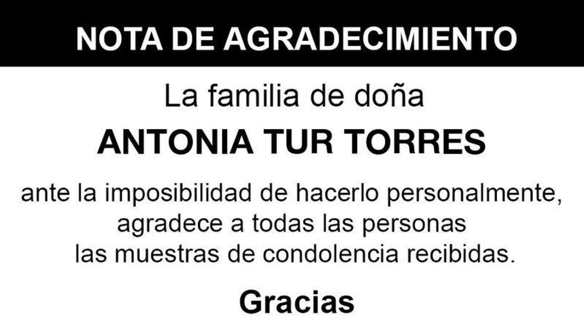 Nota Antonia Tur Torres