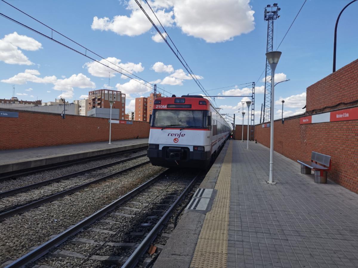 La estación de cercanías de Móstoles, Madrid