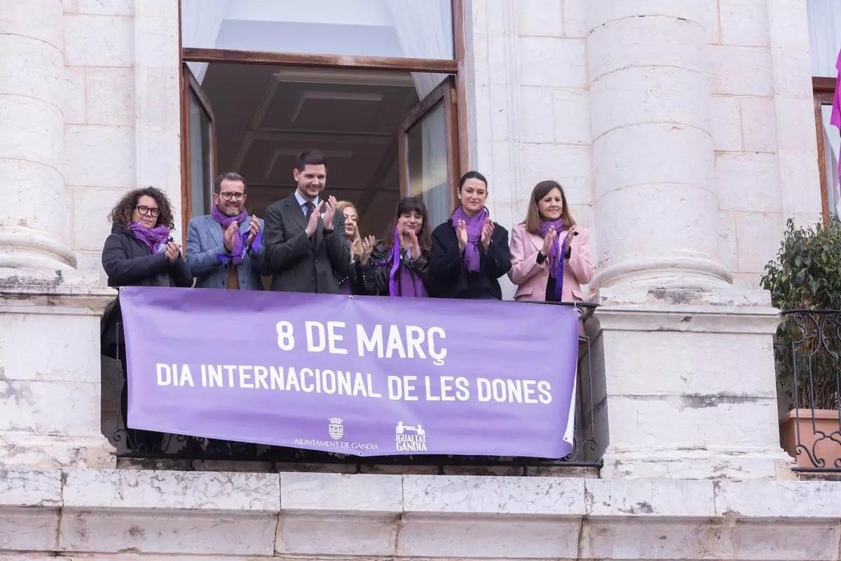 Una imatge de l’acte institucional del Dia de la Dona de l’any passat a Gandia