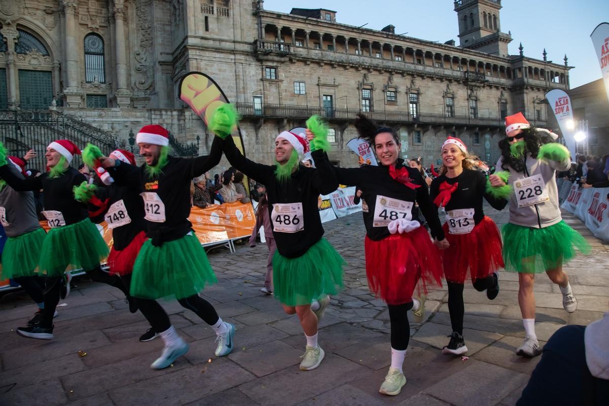 Gran ambiente en la San Silvestre de Santiago