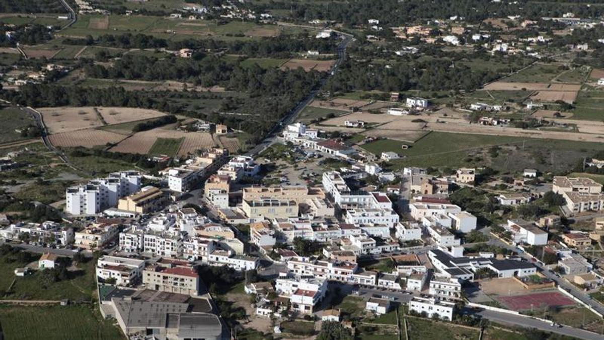 Una imagen aérea de Formentera