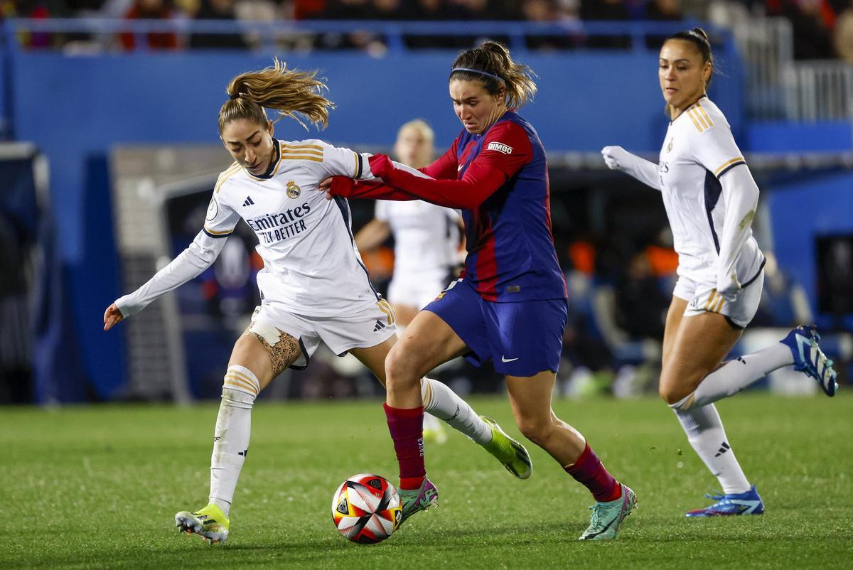 Supercopa de España Femenina. Semifinal FC Barcelona - Real Madrid, en imágenes