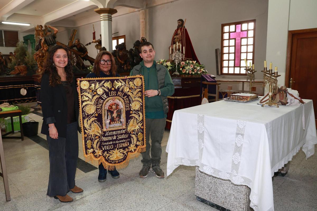 María Auxiliadora Nottara, Luisi Motta y Marcos Fragueiro.