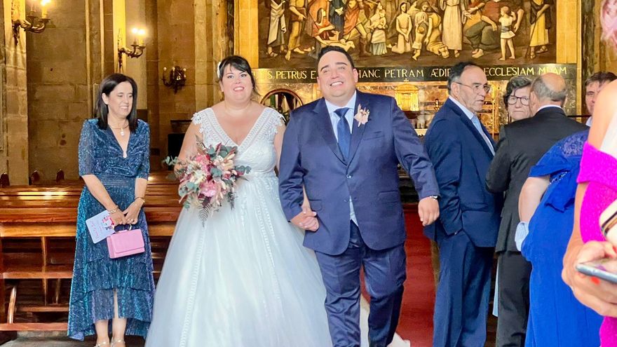 El concejal del PP de Siero Javier Mateus se casó en la Pola