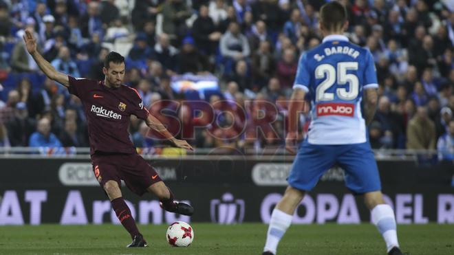 RCD Espanyol, 1 - FC Barcelona, 0 (Copa del Rey cuartos ida)