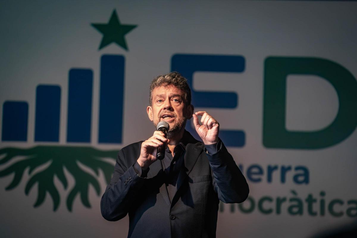 El diputado de ERC Francesc-Marc Álvaro en la presentación de Esquerra Democràtica.