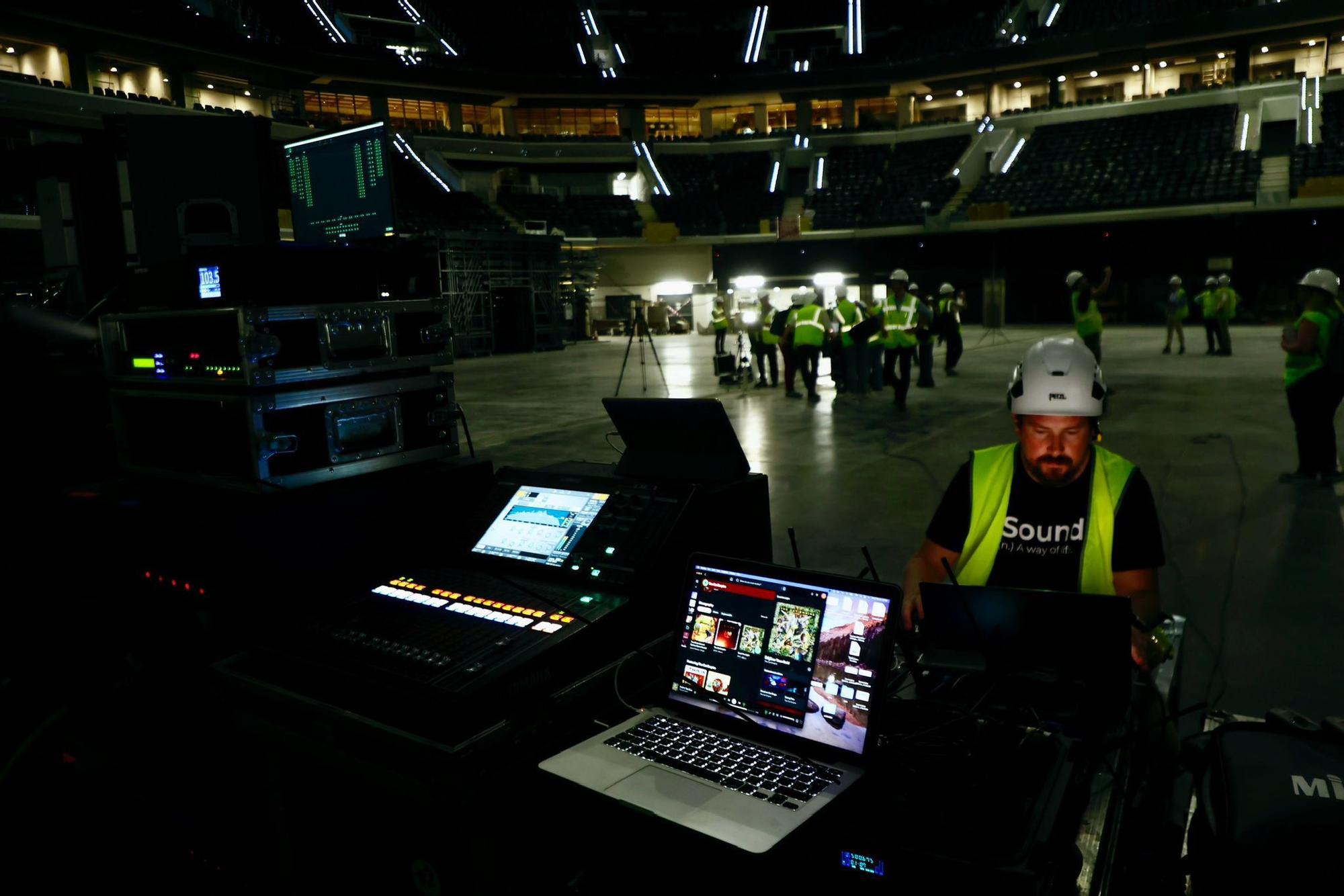 Cada vez más cerca: Primeras pruebas de sonido en el Roig Arena