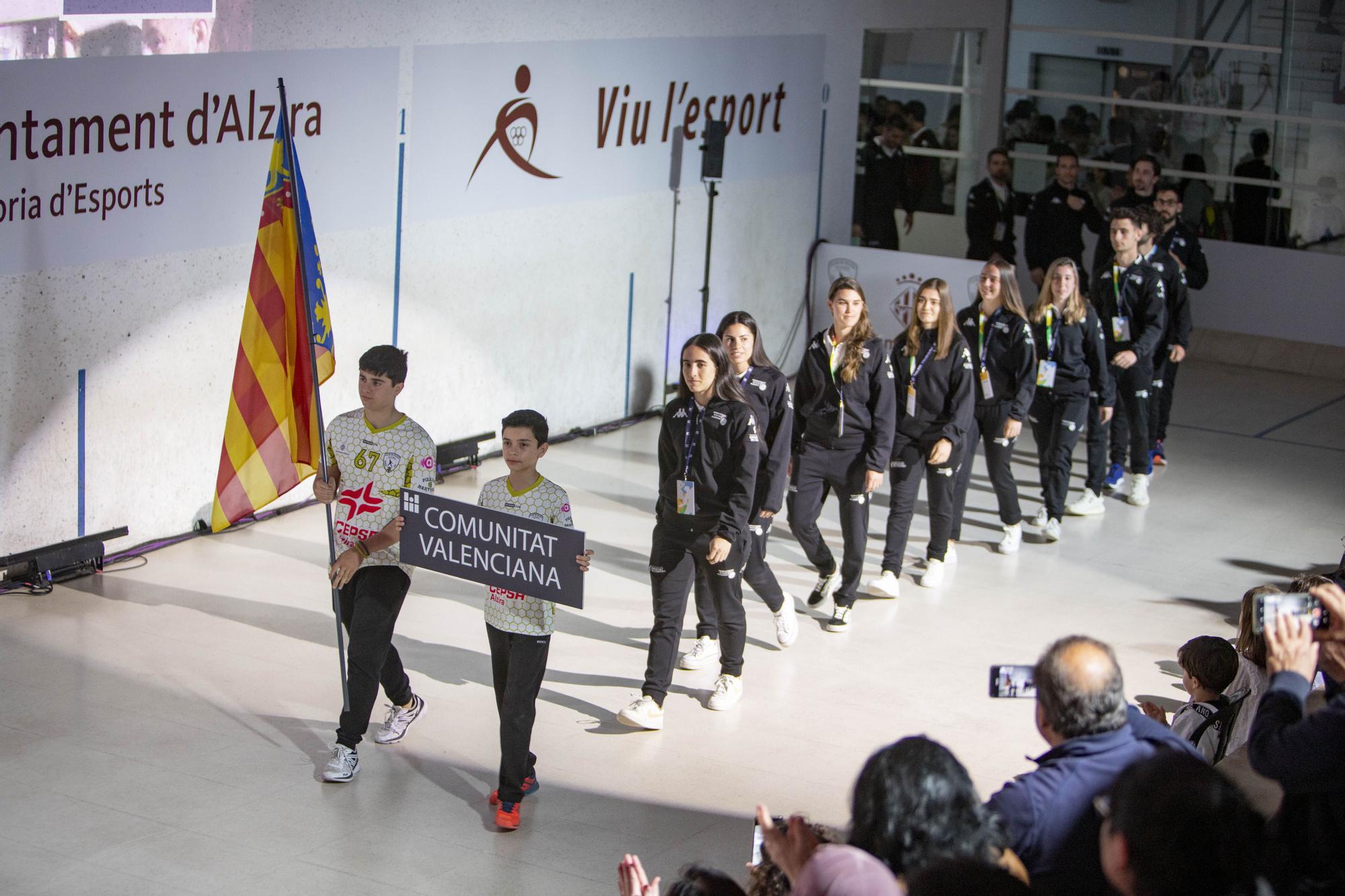 Las mejores imágenes de la gala inaugural del Mundial de Pilota de Alzira