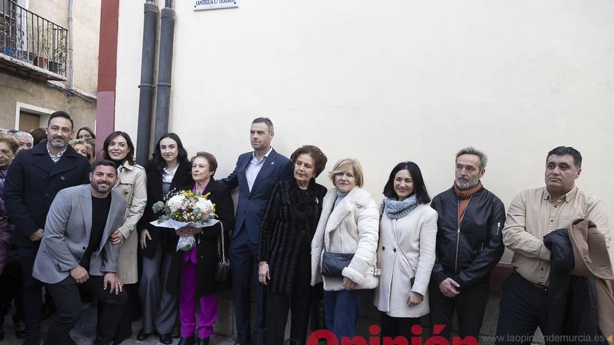 Homenaje a José Antonio López Navarro &#039;Jata&#039; en Caravaca