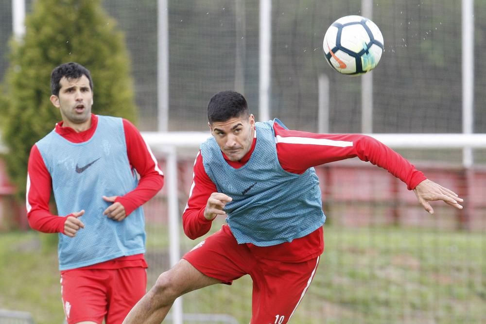 Entrenamiento del Sporting