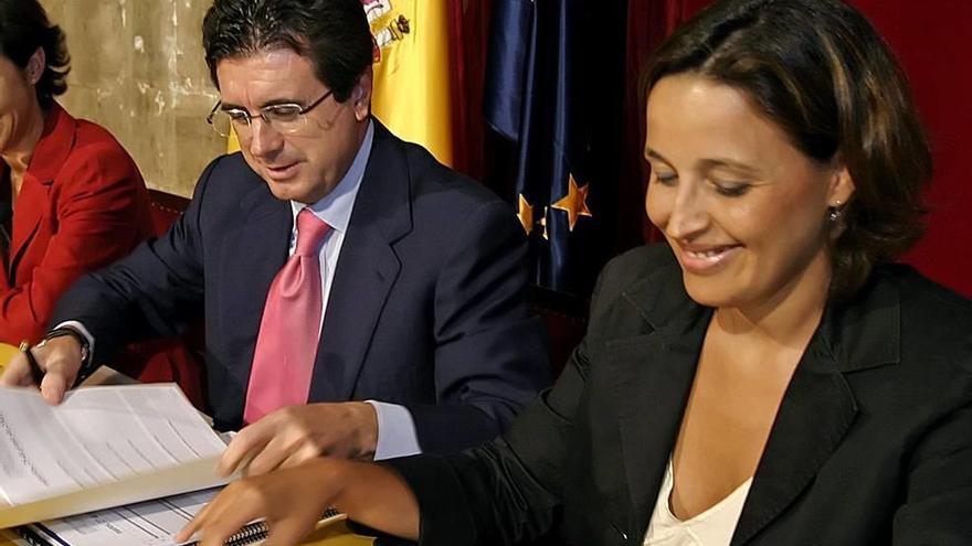 Jaume Matas y Aina Castillo en 2006.