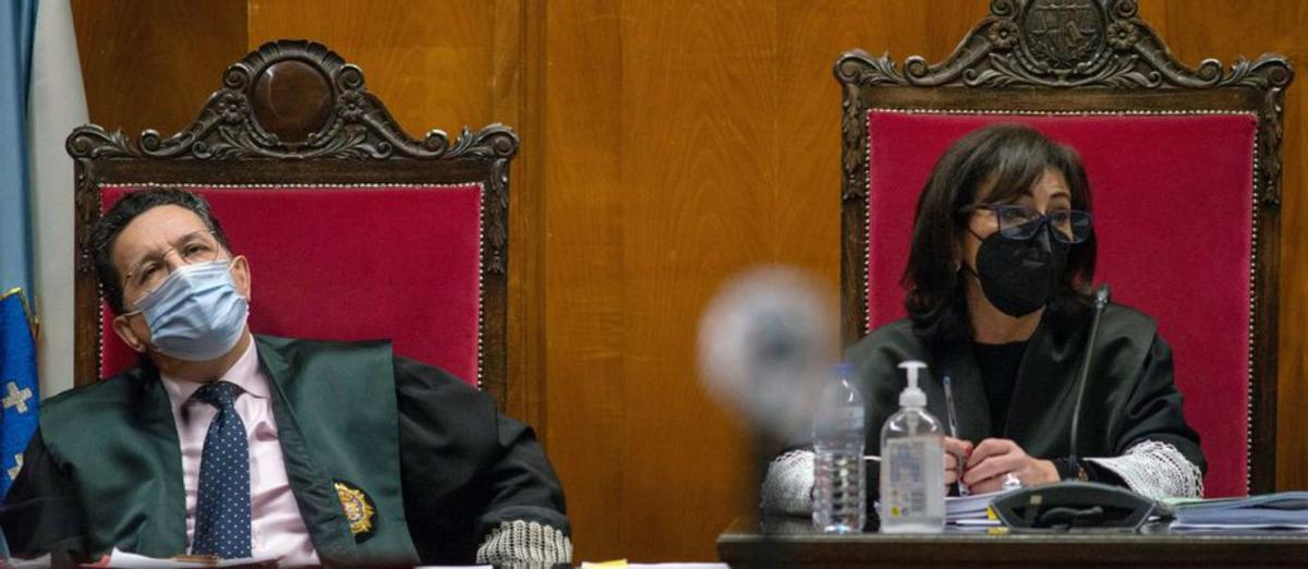 Magistrados de la Audiencia Provincial de Ourense.