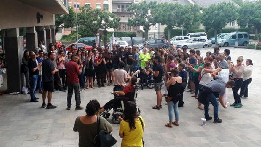 Concentració davant dels jutjats per les detencions