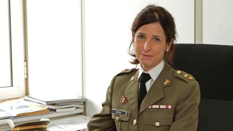 La coronel Patricia Ortega.
