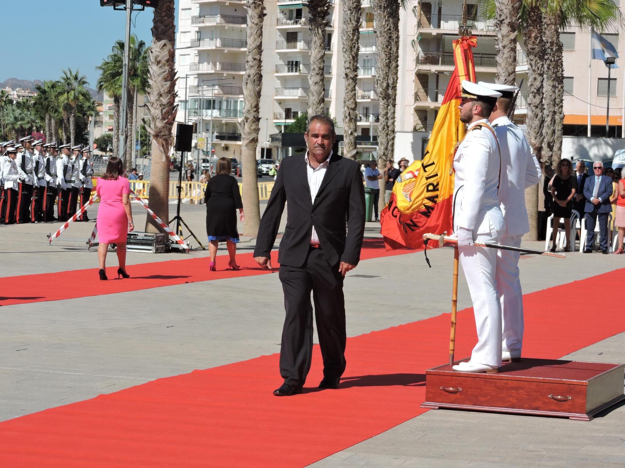 Jura de Bandera para personal civil en Águilas