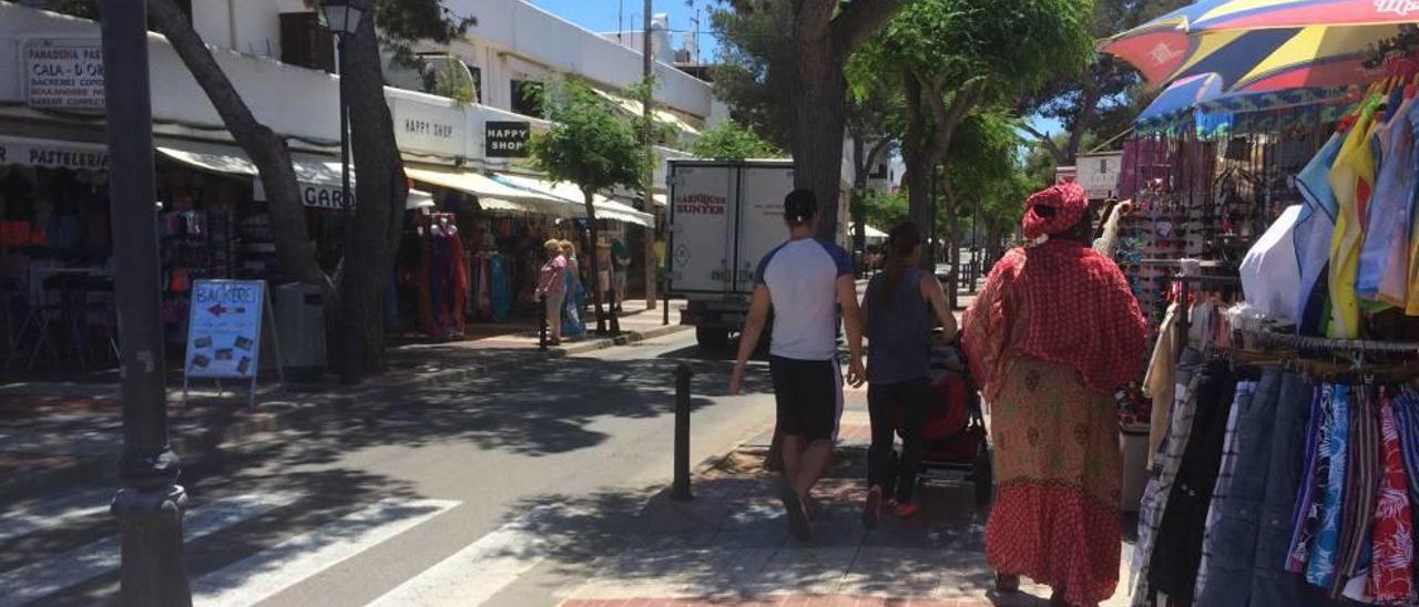 Una de las zonas de mayor afluencia de turistas de Cala d&#039;Or.