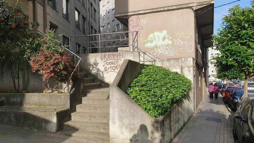 O Castrillón, en A Coruña, tendrá un nuevo ascensor para salvar el desnivel entre la calle de la Merced y la travesía Montiño