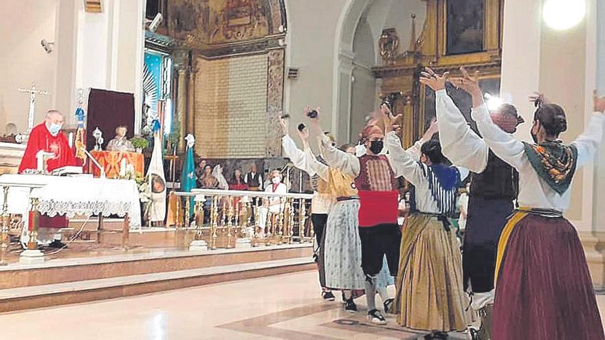 Celebración del Día de la Cofradía, este miércoles en el interior de la basílica.