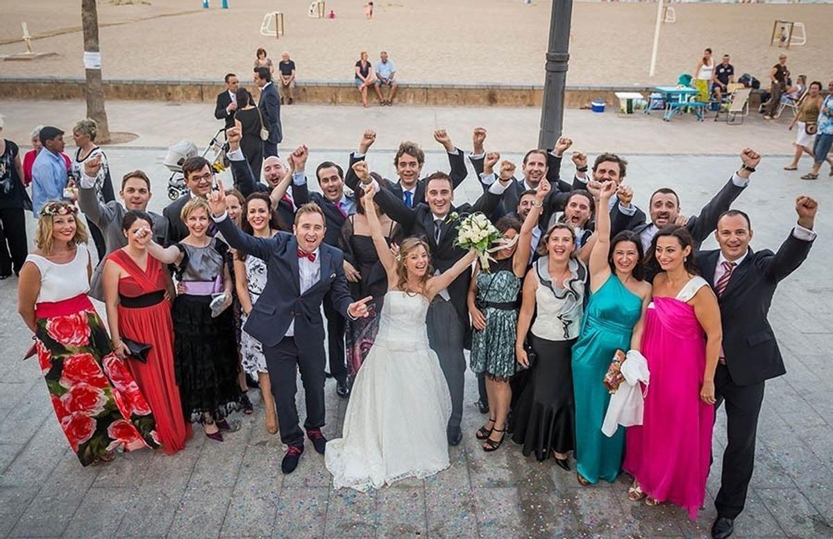 Fotos divertidas de tu boda: desde las alturas