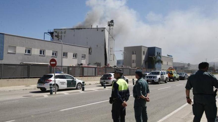 Incendio en Beniel