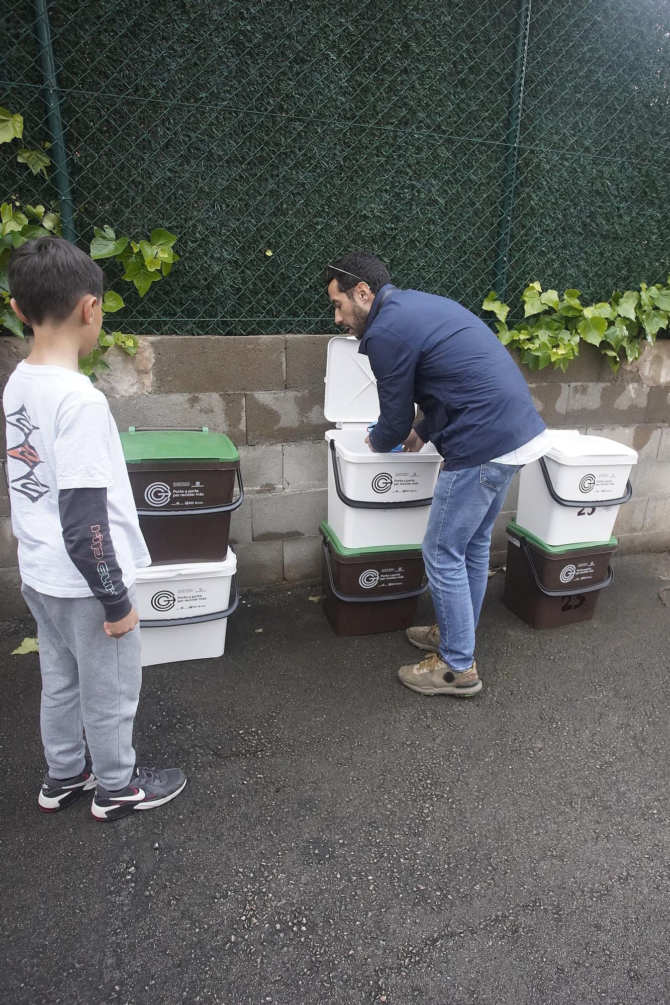 Inici del Porta a porta a Montjuïc