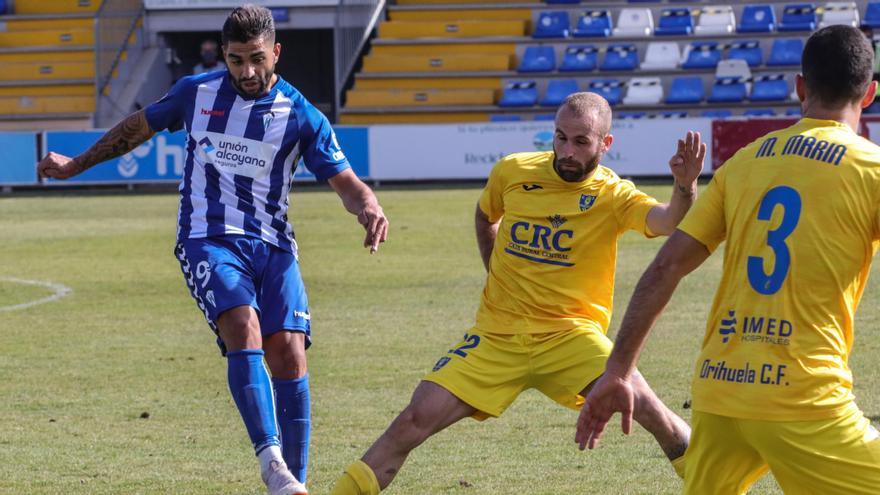 Instante del último partido del Orihuela