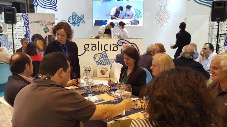 La promoción de Mexillón de Galicia en la anterior edición de la feria madrileña.