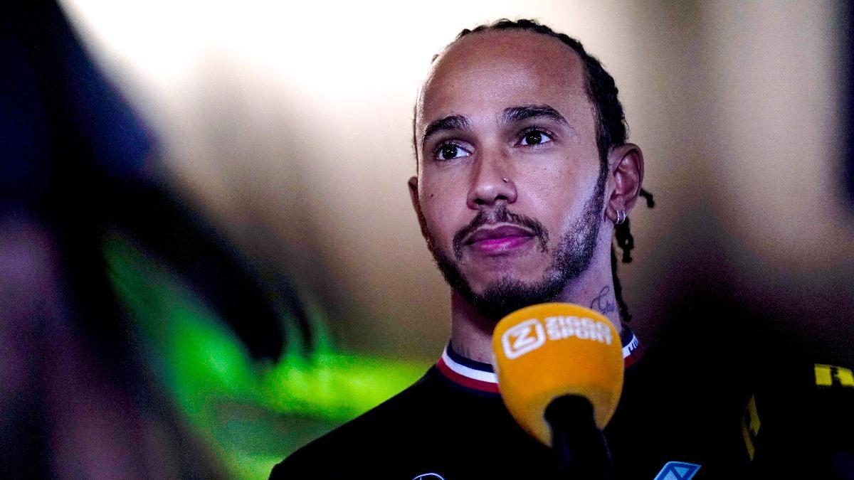 Lewis Hamilton, en la rueda de prensa previa al GP de Abu Dhabi