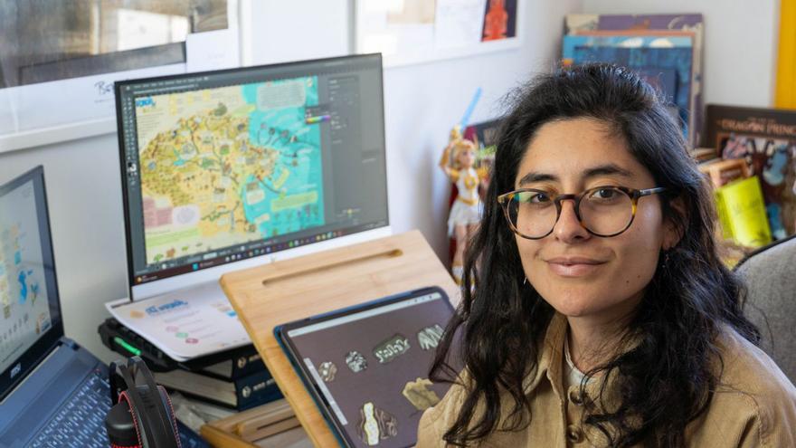 La geòloga Nia Schamuells és la impulsora del projecte GeoAtles de Catalunya. | EMPORDÀ