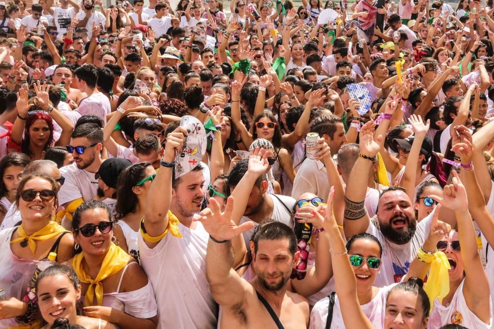 Chupinazo en las fiestas de Callosa de Segura