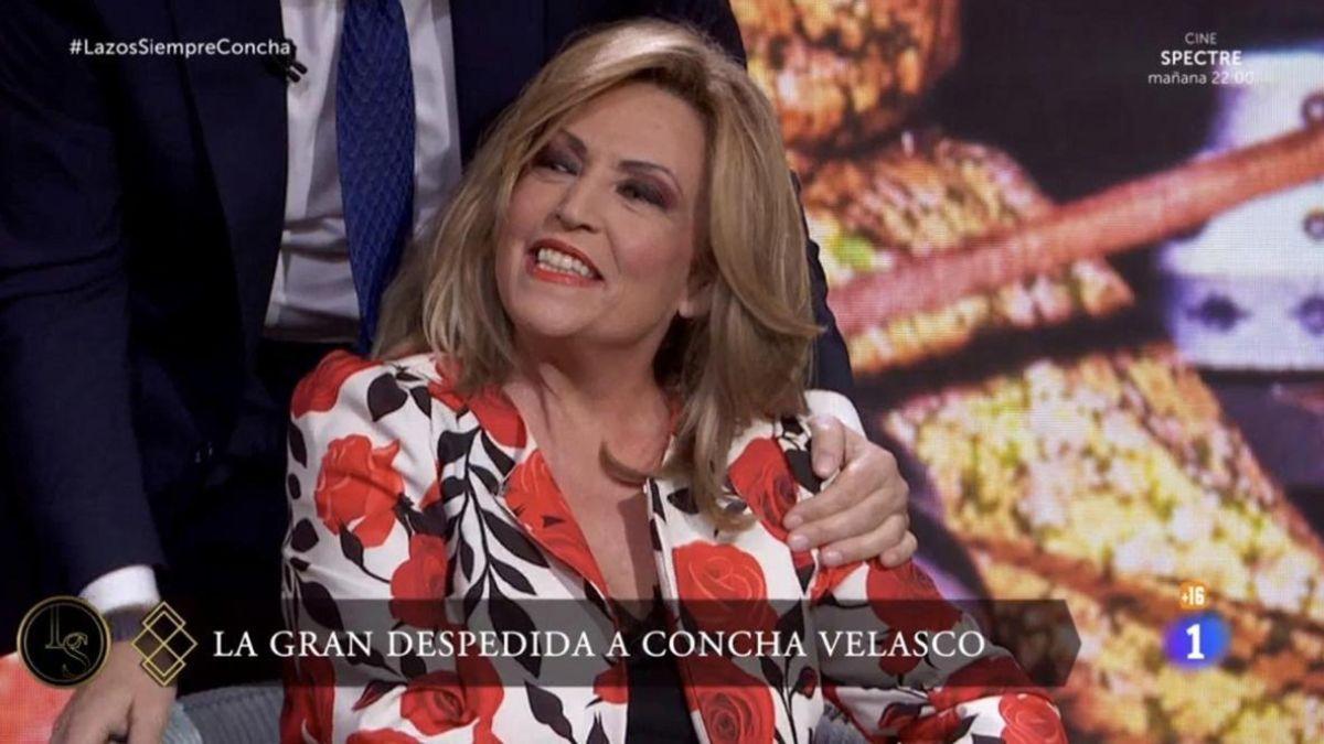 Lydia Lozano en su primera aparición en TVE