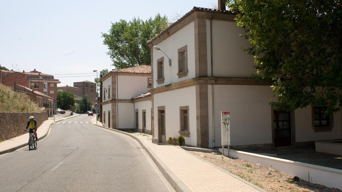 Zona del albergue de peregrinos en la que se produjo el accidente.