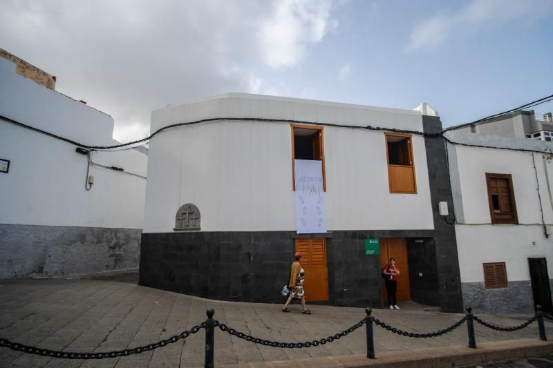 05-07-18. LAS PALMAS DE GRAN CANARIA. Colectivos de El Risco (Risco de San Nicolás, San Bernardo y San Lázaro) se congregarán con el objeto de anunciar a la opinión pública su posición respecto las actuaciones que el Ayuntamiento de Las Palmas de Gran Canaria está promoviendo en el barrio. FOTO: JOSÉ CARLOS GUERRA.  | 05/07/2018 | Fotógrafo: José Carlos Guerra