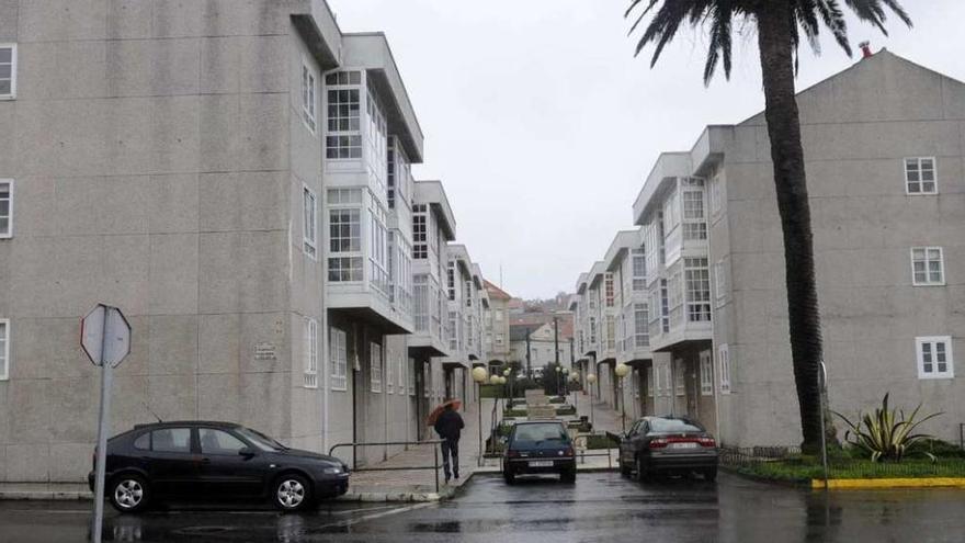 Zona de O Naval, en la que se va a instalar el futuro compostero comunitario. // Noé Parga