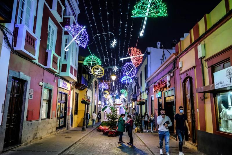 Recorrido por la iluminación en el casco de Gáldar