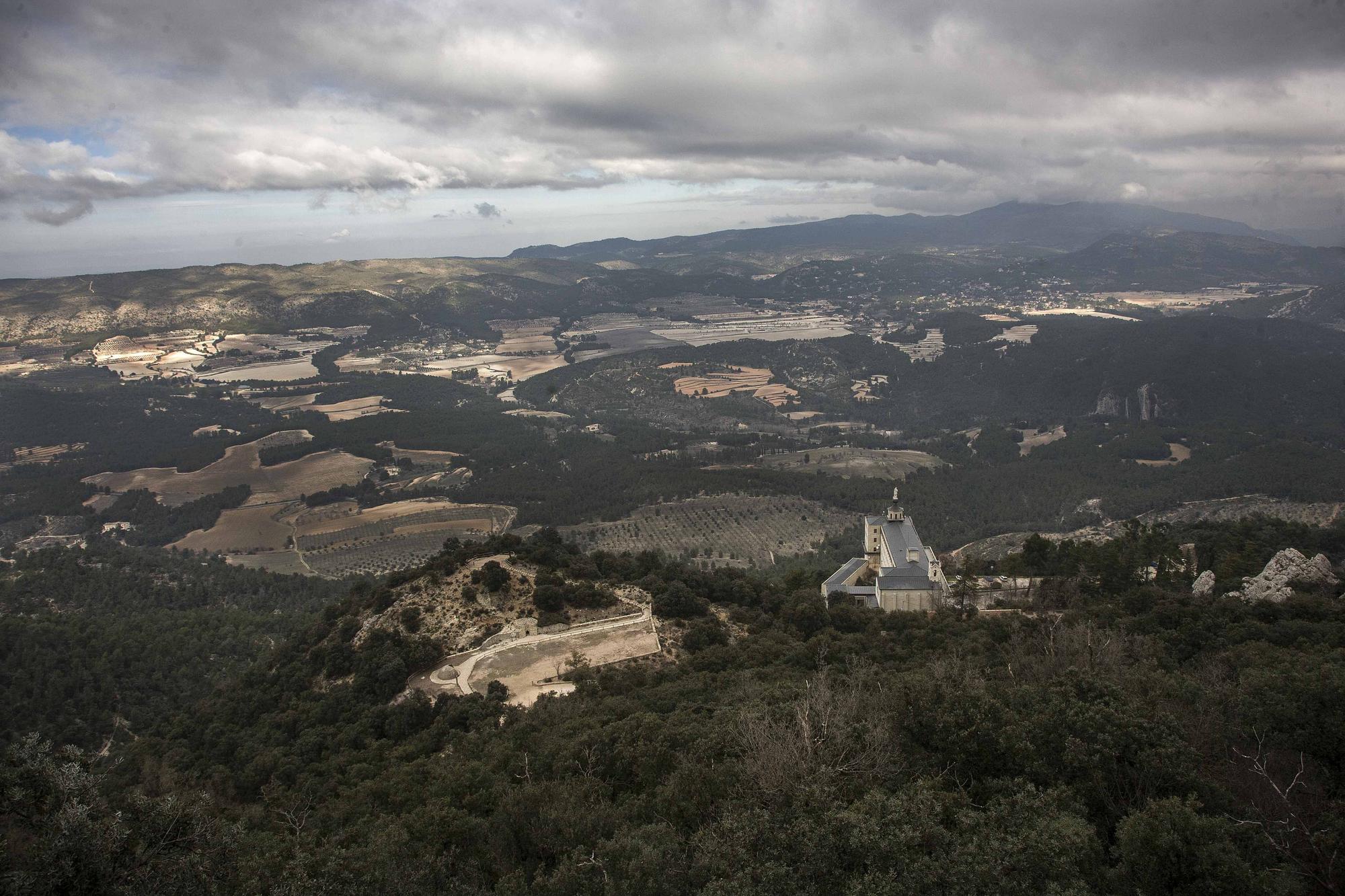 Altas temperatura y nieve en la Font Roja