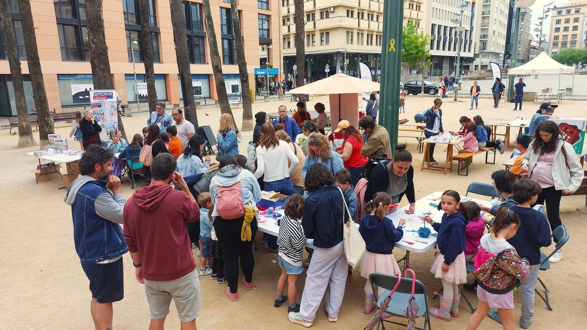 Una imatge del festival, quan encara es feia al Barri Vell i al Mercadal.