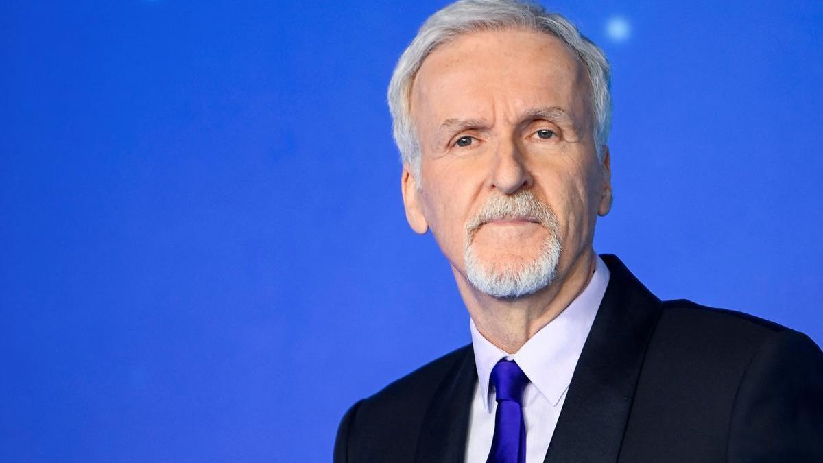 James Cameron en la première de la película, este lunes en Londres.