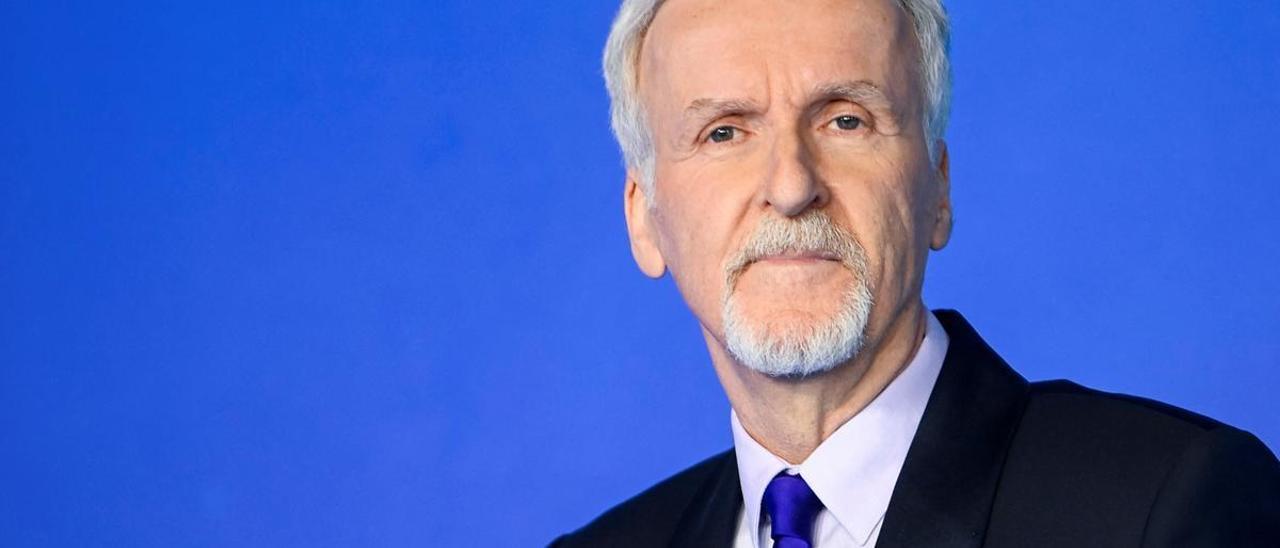 James Cameron en la première de la película, este lunes en Londres.