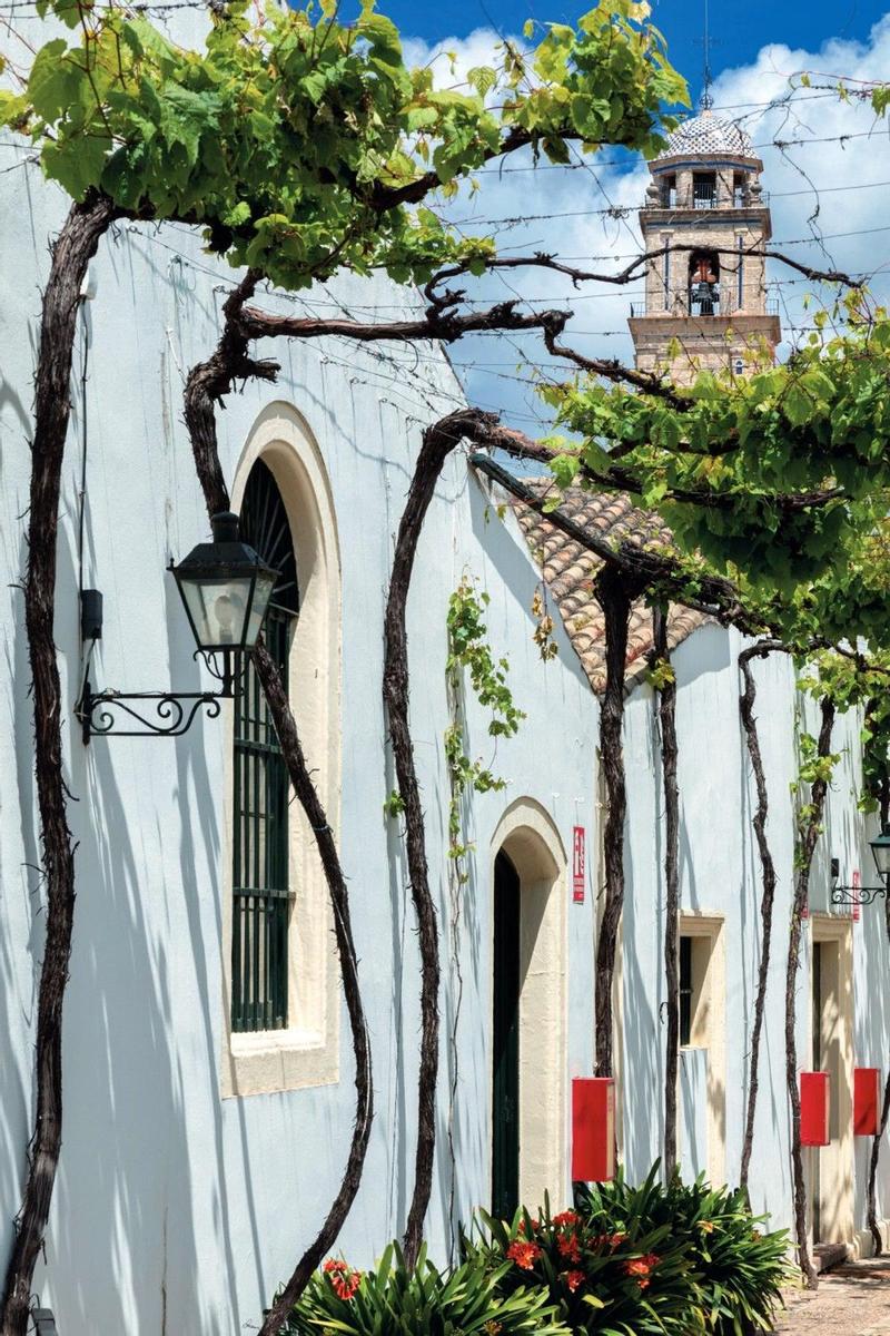 Ciegos street in the Tio Pepe Gonzalez Byass winery. Jerez de la Frontera. Cadiz. Spain