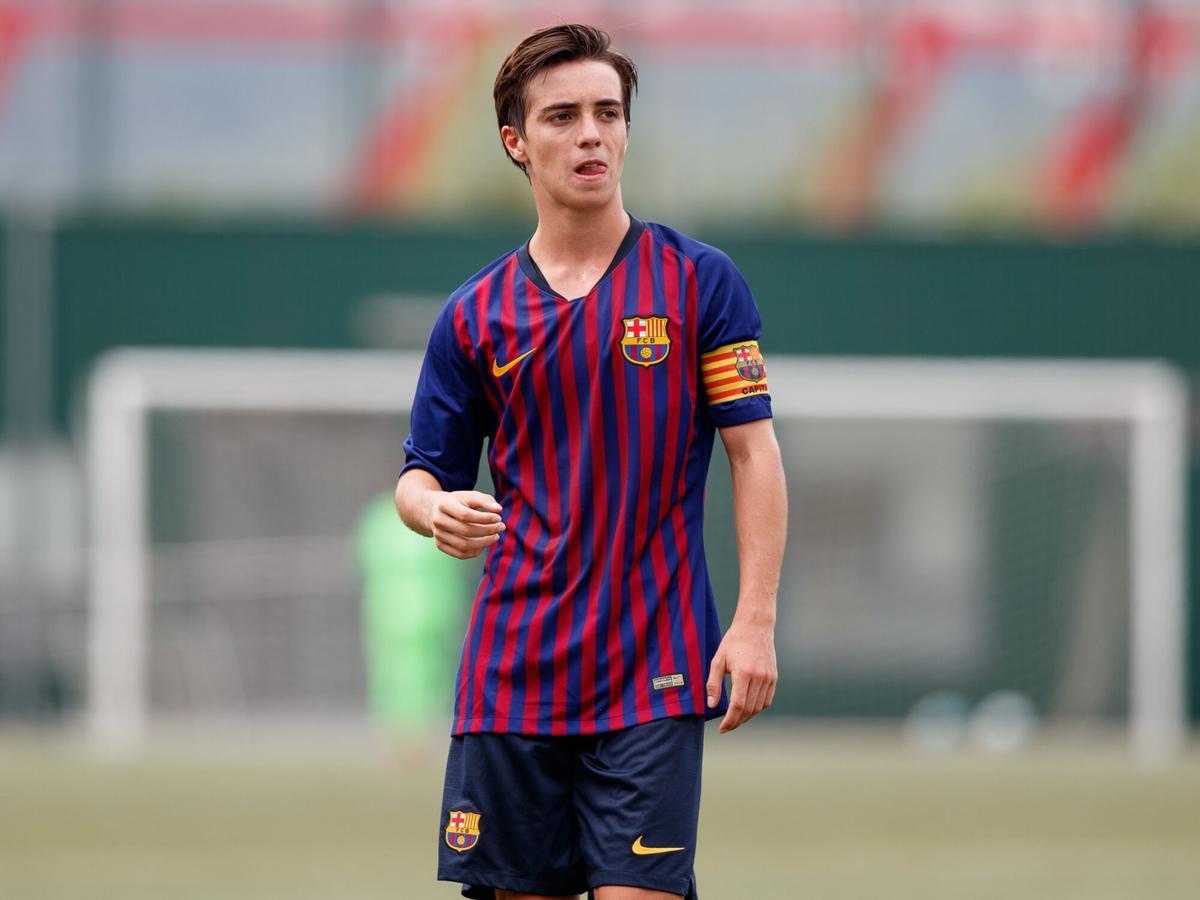 Jorge Alastuey, en un partido con el Cadete A