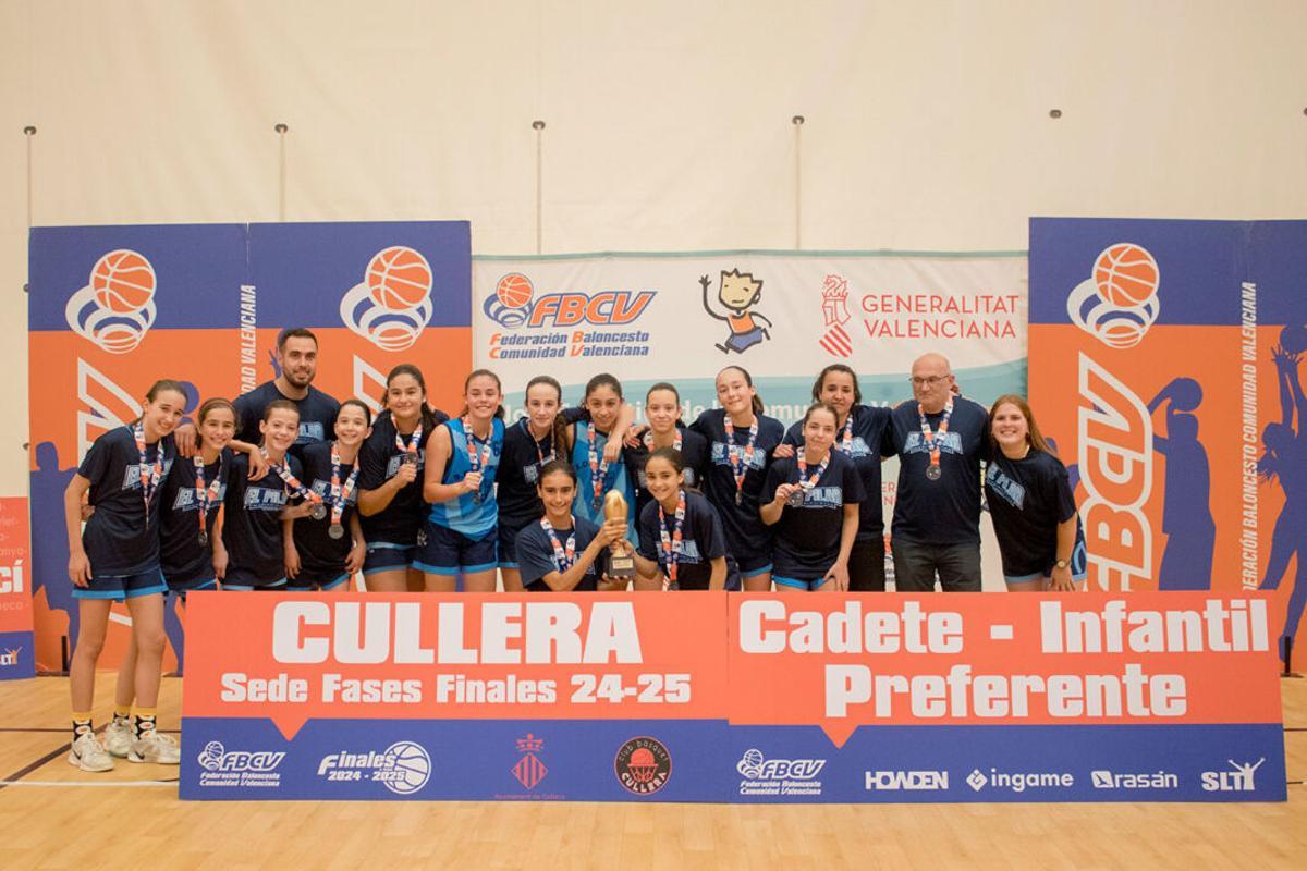 SDC El Pilar Valencia C, campeón Infantil Femenino Preferente.