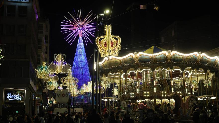 La Navidad de Vigo con niños y sin cuestas: la mejor ruta para ver todas las luces