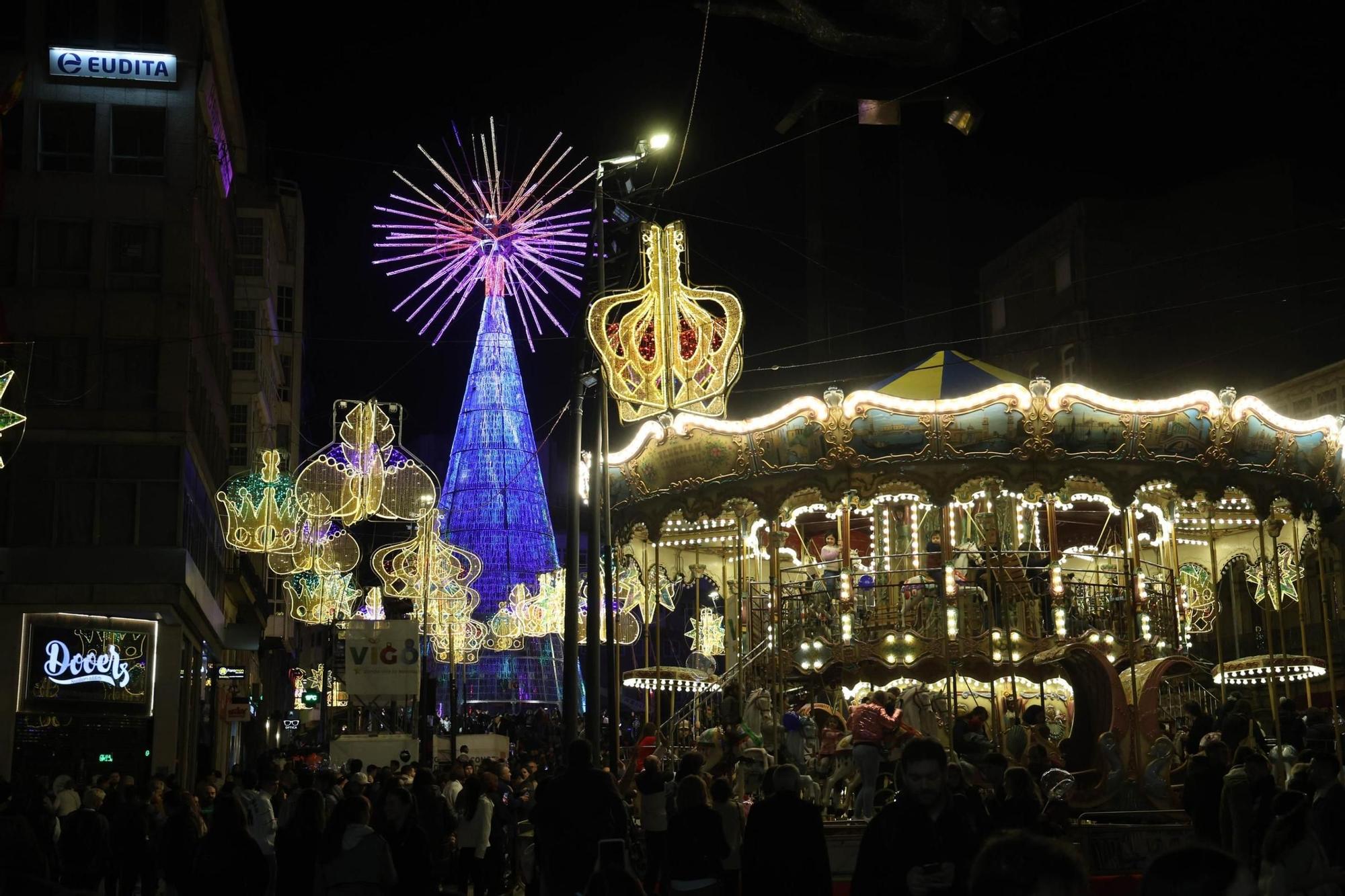 La Navidad de Vigo ya deslumbra al mundo