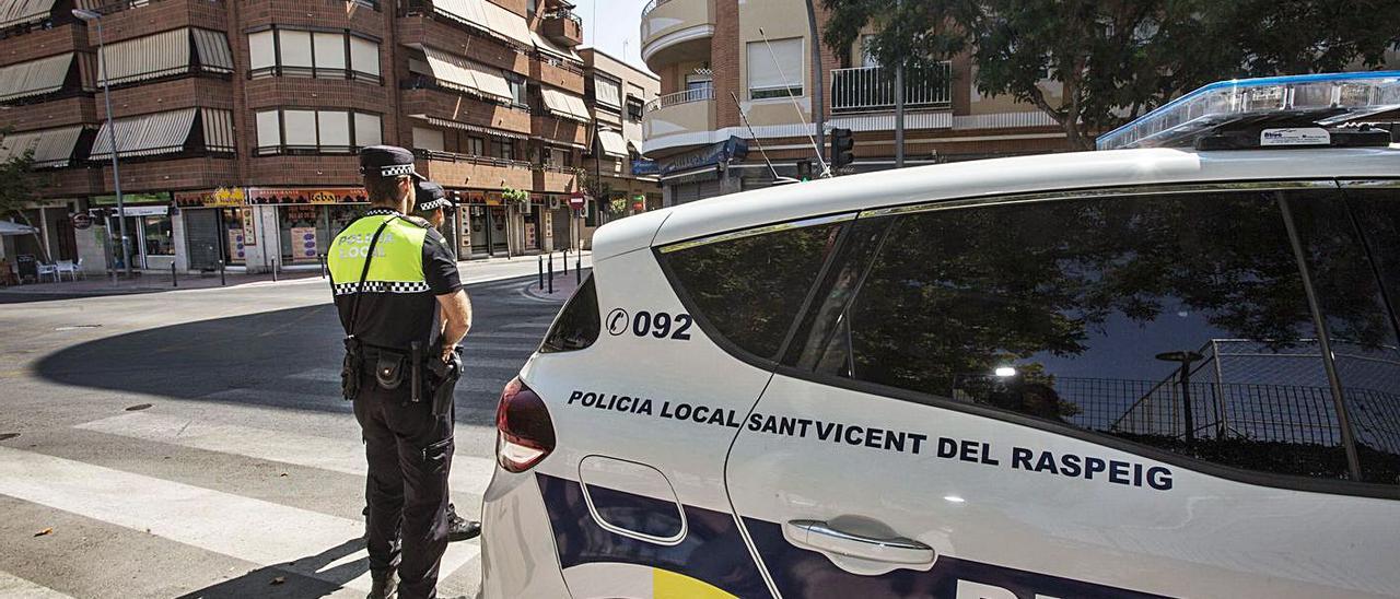 Imagen de archivo de la Policía Local de San Vicente del Raspeig. |