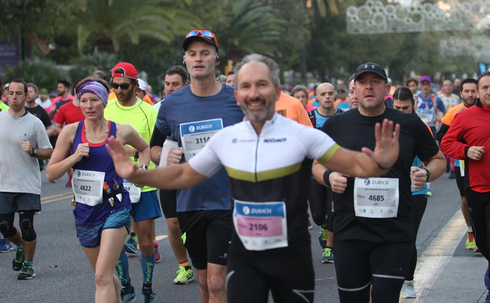 Las mejores imágenes de la Maratón de Málaga 2018